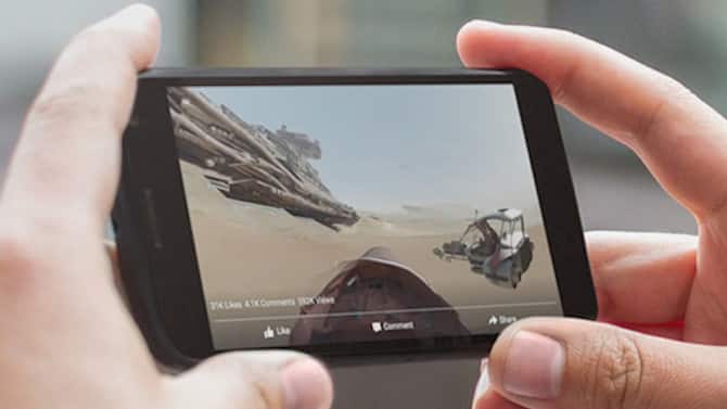 La vidéo 360° de Star Wars via Facebook