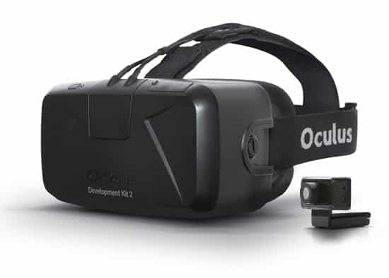 Un modèle d'Oculus Rift.