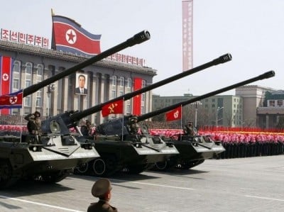 Défilé de l'armée nord-coréenne