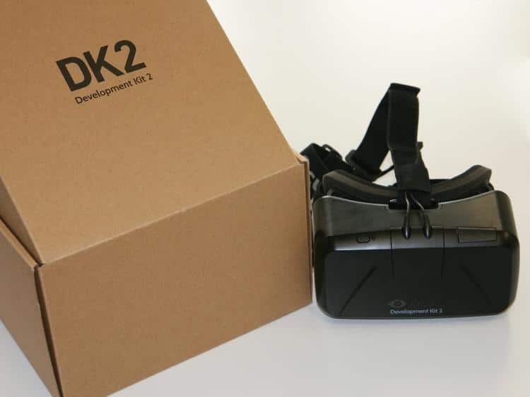 Oculus Rift Dk2 unbox devis