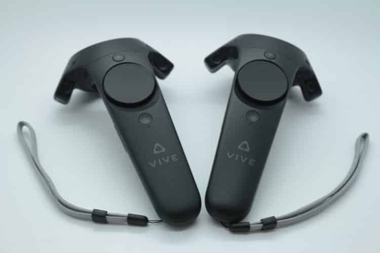 Test HTC Vive controleurs