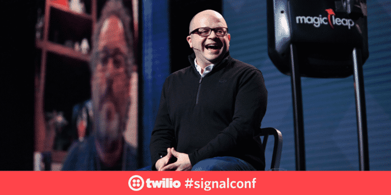 Le PDG de Magic Leap en visioconférence à la conférence Signal