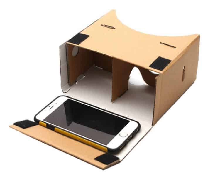 Cardboard et iphone