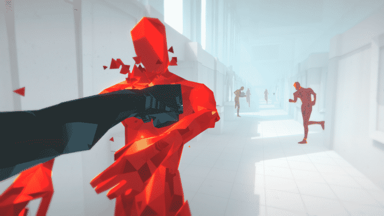 Capture d'écran Superhot poing