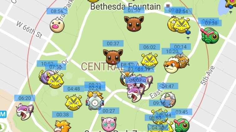 pokemon go live map working pokemon go live map working