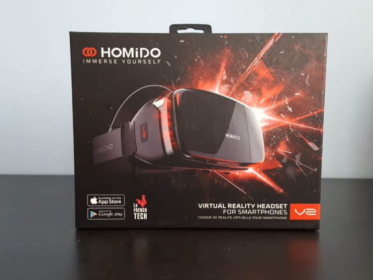 Homido V2 Packaging Box Boite Unboxing