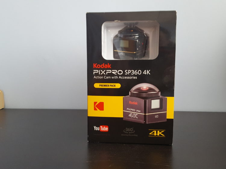 Kodak Pixpro SP360 4K Unboxing