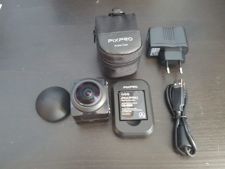 Kodak Pixpro SP360 4K Unboxing camera boite emballage