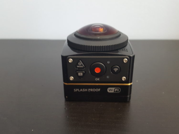 Kodak Pixpro SP360 4K design interface boutons