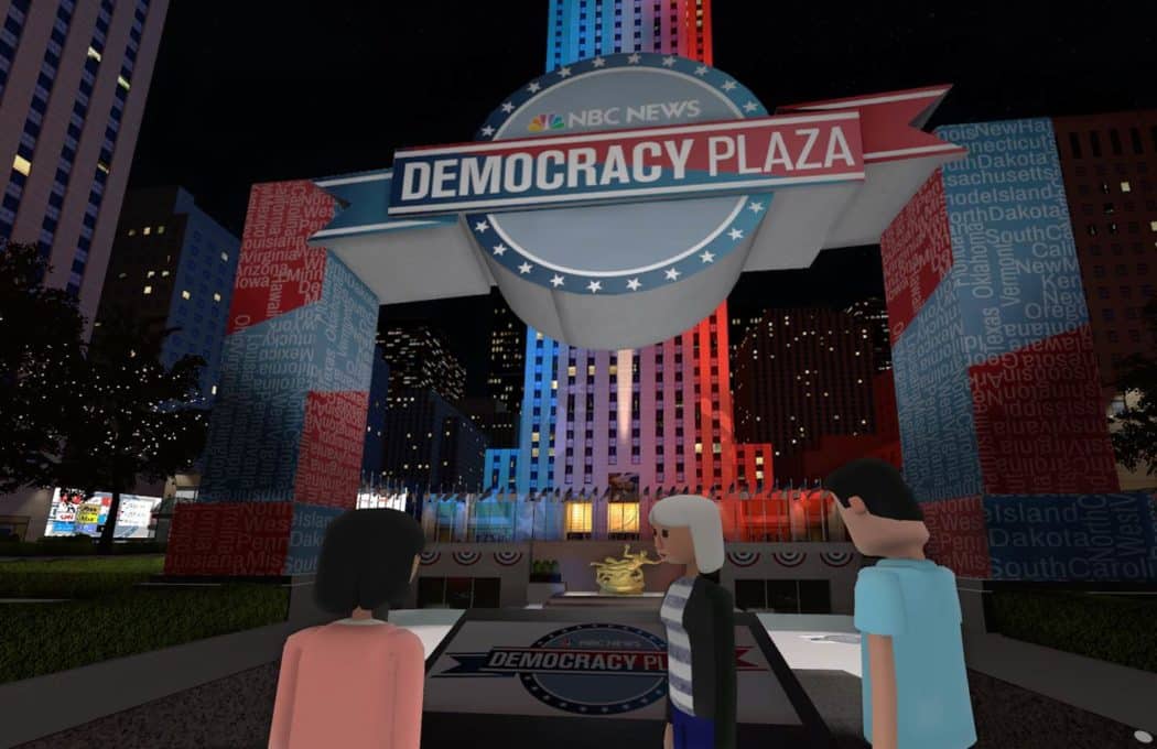 Democracy Plaza un forum politique en réalité virtuelle
