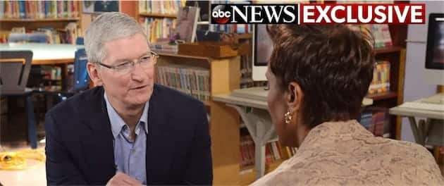 Apple Tim Cook Interview Augmentée Virtuelle réalité
