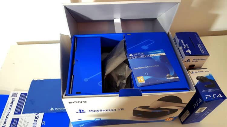 PlayStation VR PS VR Test Unboxing Photos Avis