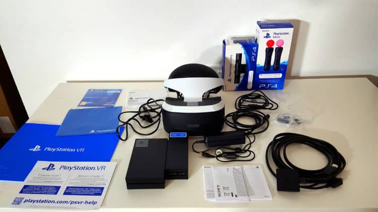 PlayStation VR PS VR Test Unboxing Photos Avis