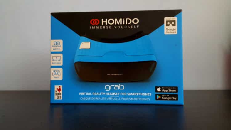 Homido Grab Carboard test avis prix date acheter