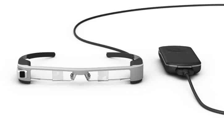 test epson bt 300 lunettes realite augmentee connectee avis prix applications tutoriel acheter
