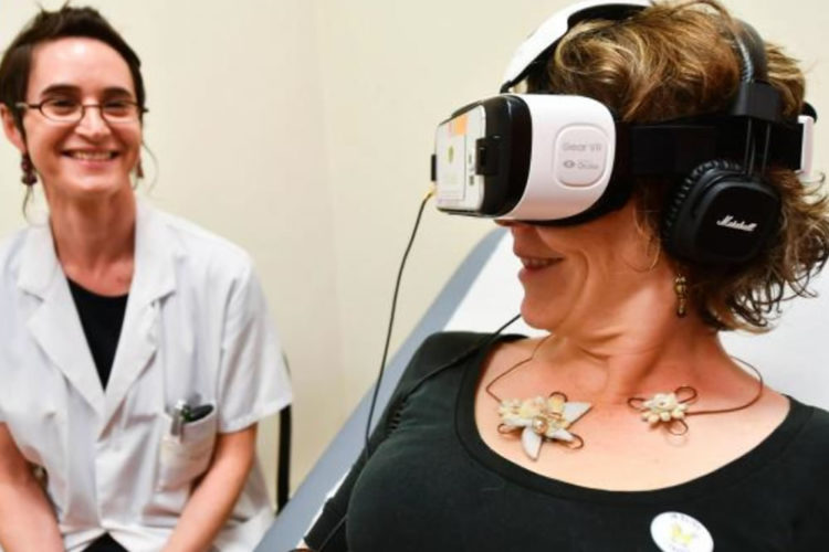 Le Mans réalité virtuelle lutte contre la douleur casque Gear VR