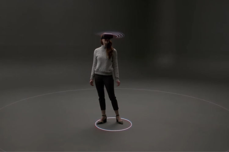 Microsoft World Scale capeuts mouvement intégrés casque réalité virtuelle