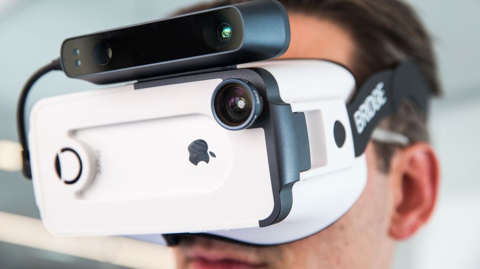 occipital bridge iphone réalité augmentée réalité virtuelle room scale