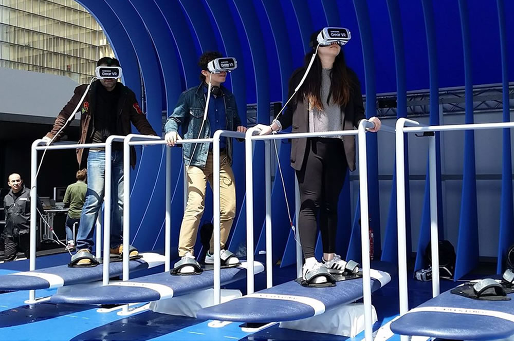 Parc réalité virtuelle gratuit Samsung Paris décembre 2016