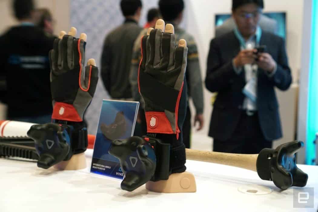 Noitom hI5 vr gLOVE ces 2017 Las Vegas gants HTC Vive Tracker gants trackers mouvement capteur main doigts