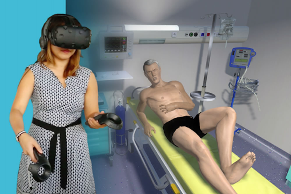 SimforHealth application réalité virtuelle formation étudients en médecine
