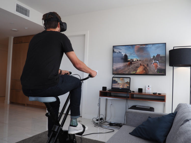 virzoom fitbit vr réalité virtuelle