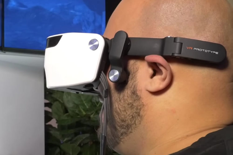 VR Headset Panasonic, casque réalité virtuelle système audio osseux
