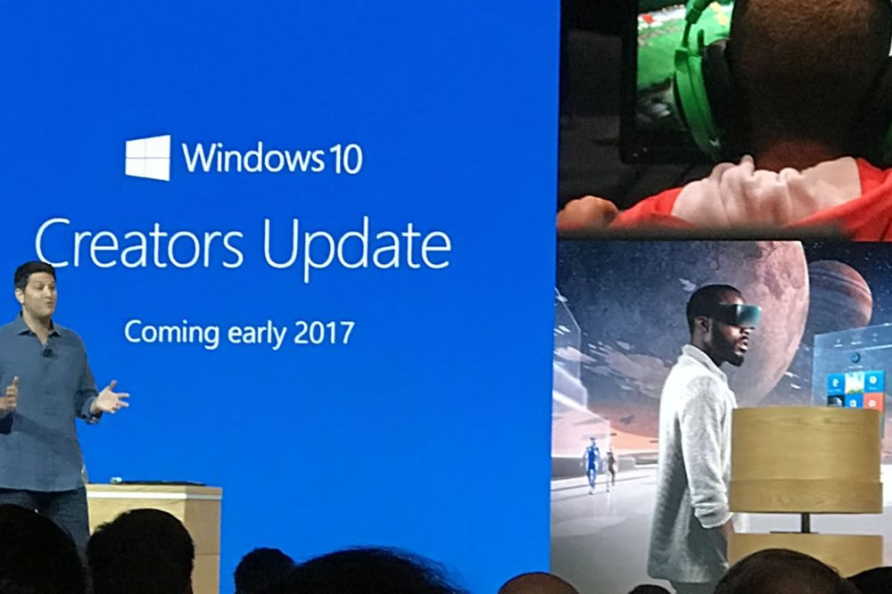 Windows 10 Creators Update sortie avril 2017 VR AR moteur 3D