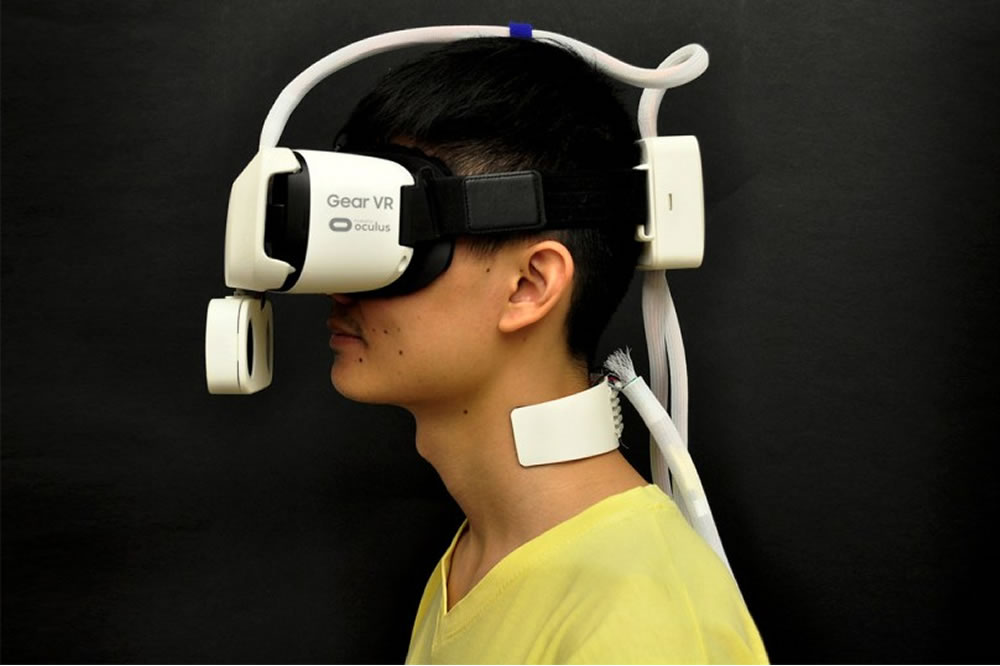 Ambiotherm sensation chaud froid vent en réalité virtuelle VR