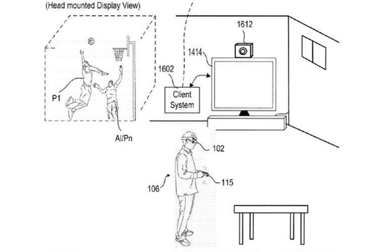 Brevet PlayStation VR détecteur mouvements