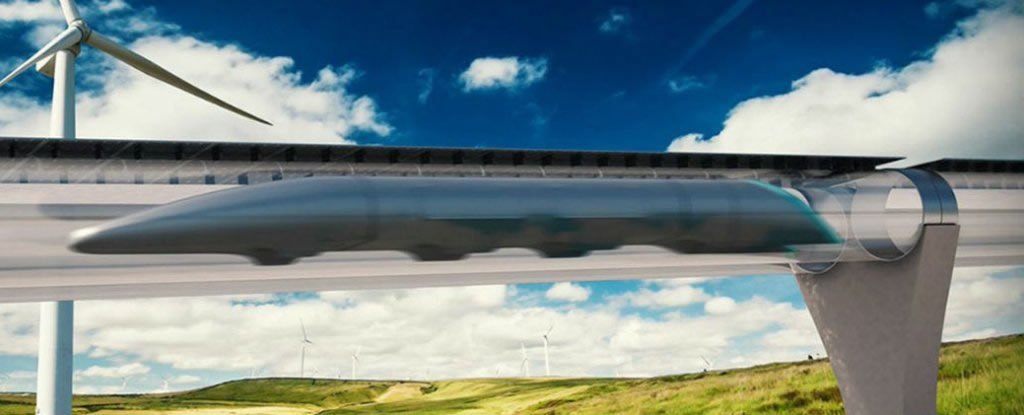 Hyperloop réalité virtuelle train futur