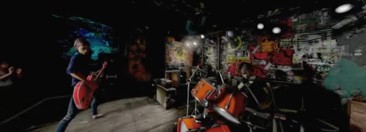 Rock Band VR Oculus Rift guitare jeu Oculus Touch immersion