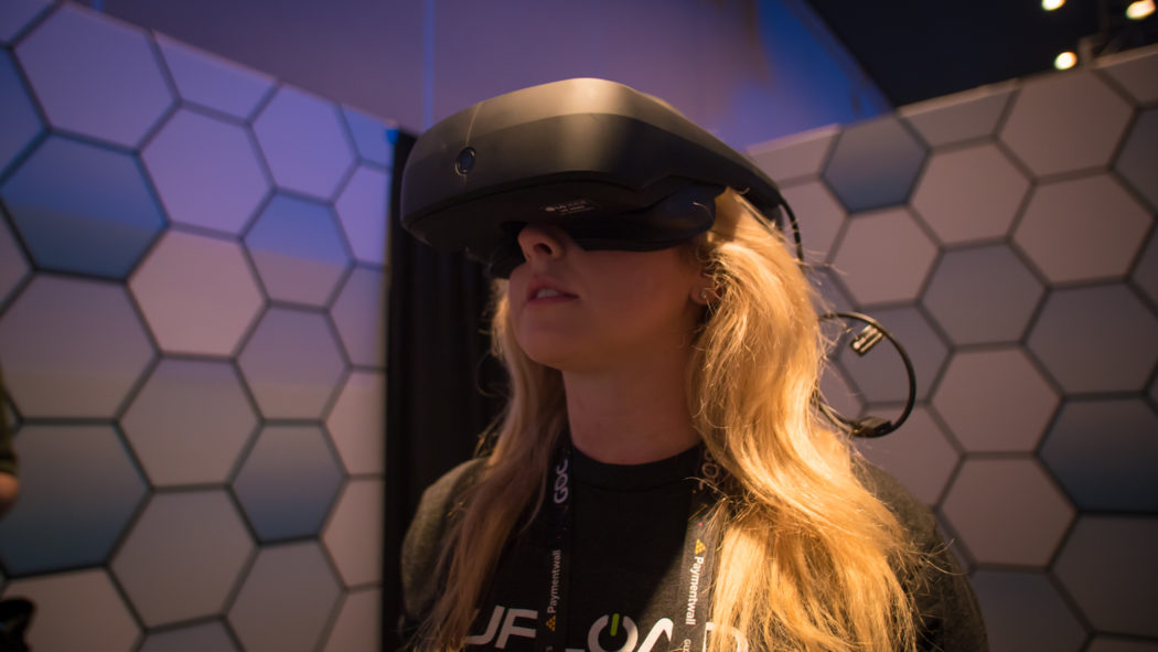 LG protoype casque réalité virtuelle salon GDC 2017 annonce
