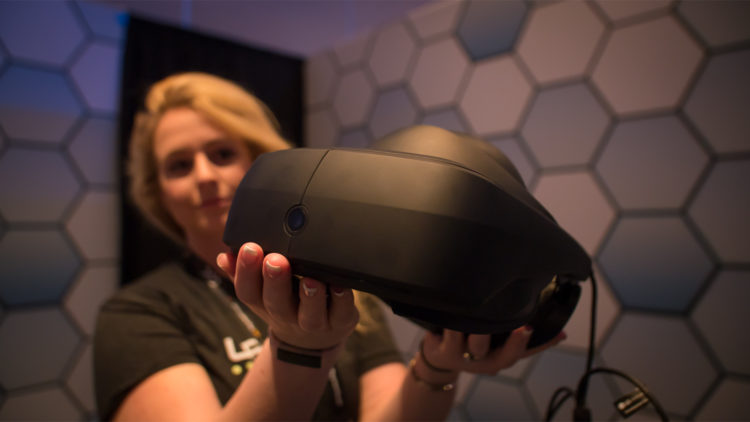 LG protoype casque réalité virtuelle salon GDC 2017 annonce base station OLED