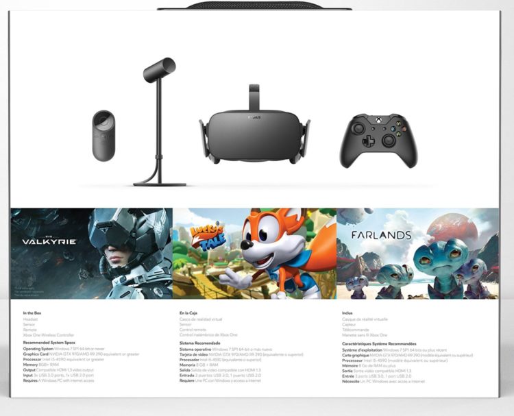 Oculus Rift unboxing achat prix