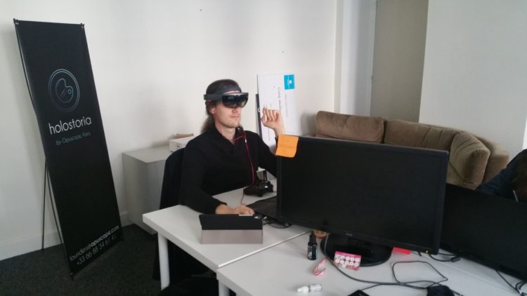 Opuscope startup HoloLens Holostoria