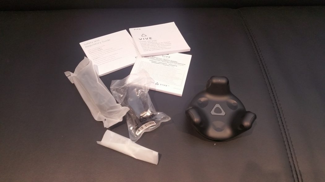 test HTC Vive Tracker unboxing prise en main