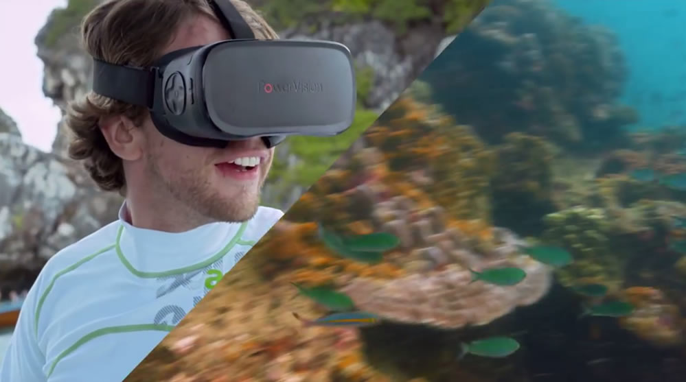 PowerRay drone sous marin en réalité virtuelle