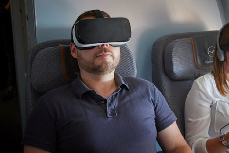 Réalité virtuelle à bord d'un avion espagnol Cantabrie