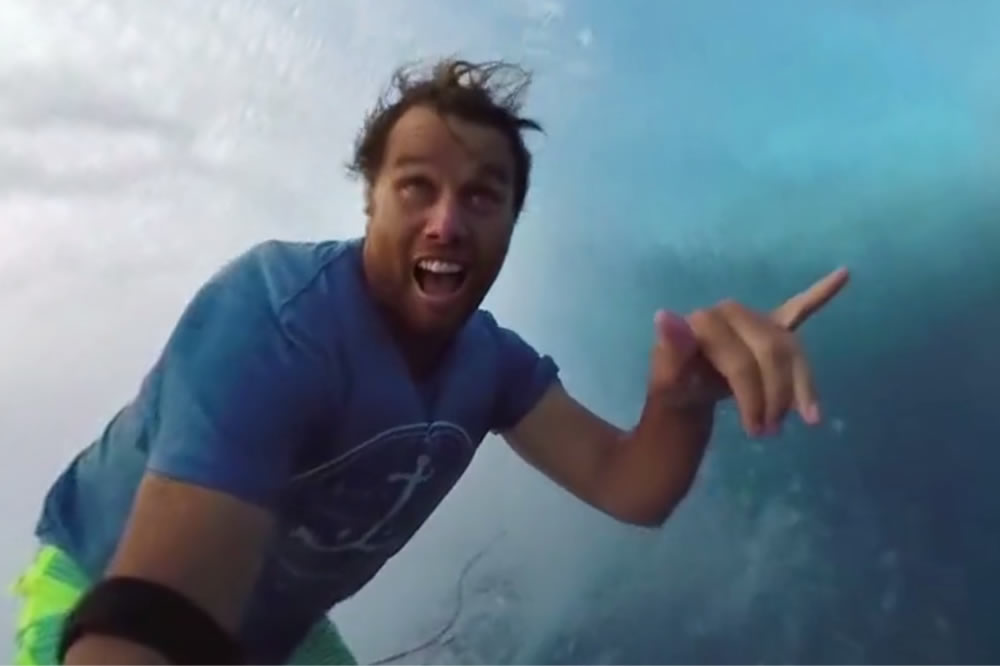 Surf vidéo 360 degrés Teahupoo Polynésie française