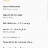 test gear 360 Samsung prise en main taillemicro SD application