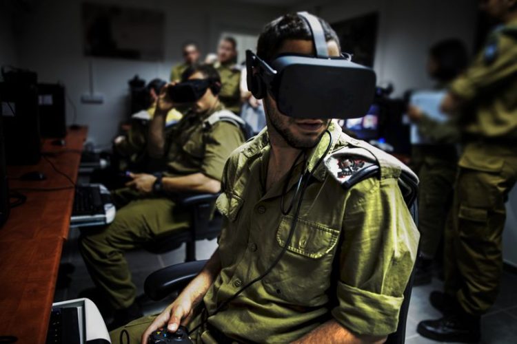 Armée israélienne entraînement réalité virtuelle casques