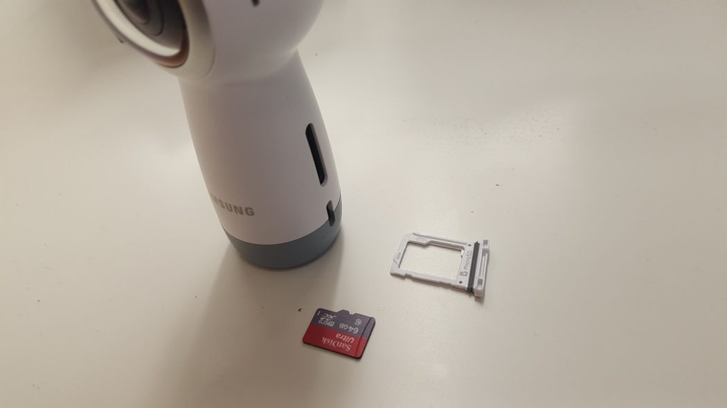 test gear 360 Samsung prise en main taillemicro SD