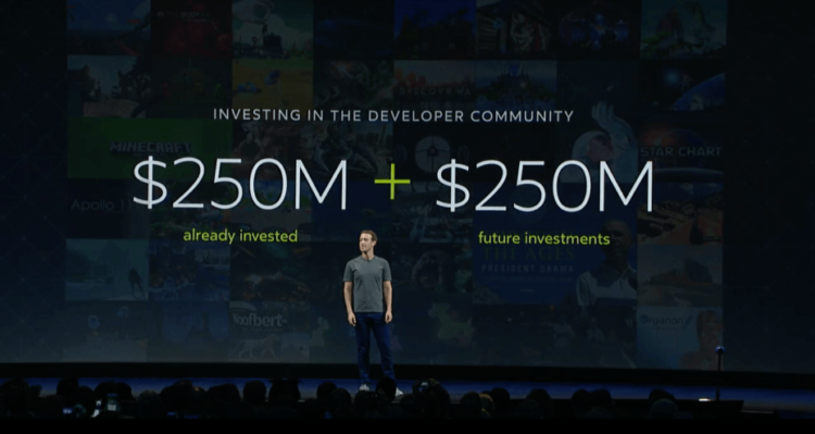 Facebook investissement VR