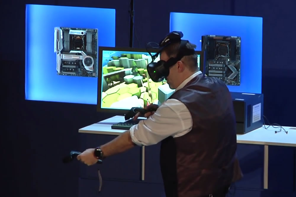 HTC Vive sans fil Intel Computex Taïpei 2017