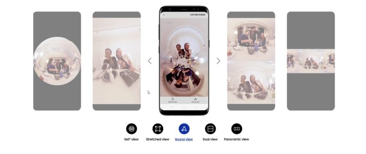 test gear 360 2017 application mode prise de vue scène automatique