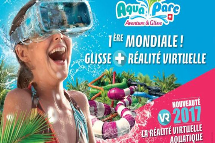 Toboggan Aquatique réalité virtuelle Suisse Aquaparc