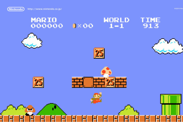 Démonstration Super Mario Bros en réalité augmentée