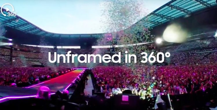 coldplay concert vr, experience 360°, Samsung et Live Nation to Live Stream, A Head Full of Dreams