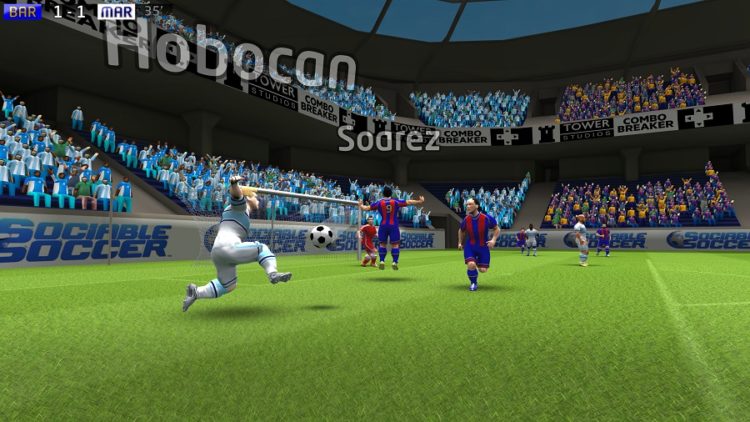 Sociable Soccer VR point de vue VR